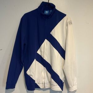 Blue adidas zip up jacket
